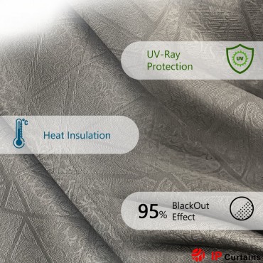 Stylish 3D Patterned Grey...